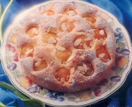 Versunkener Aprikosenkuchen