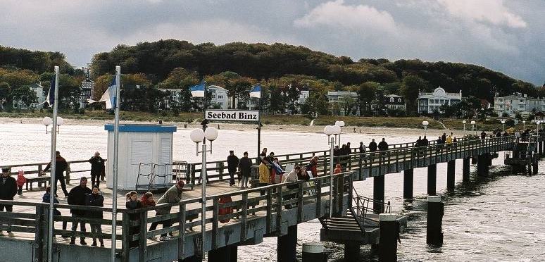 Abfahrt von der Landungsbr?cke in Binz